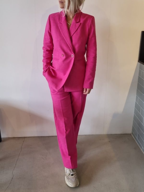 Selected Femme Polina pants Raspberry rose