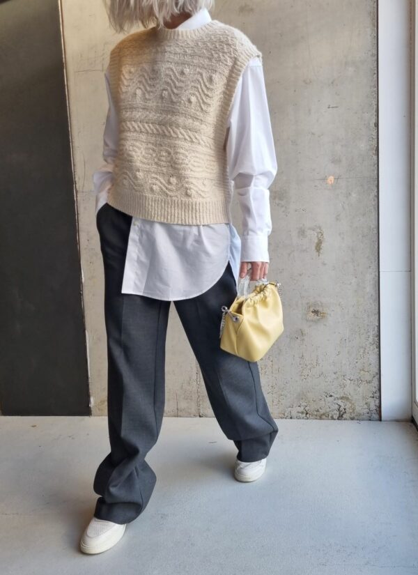Second Female Florian knit vest Beige