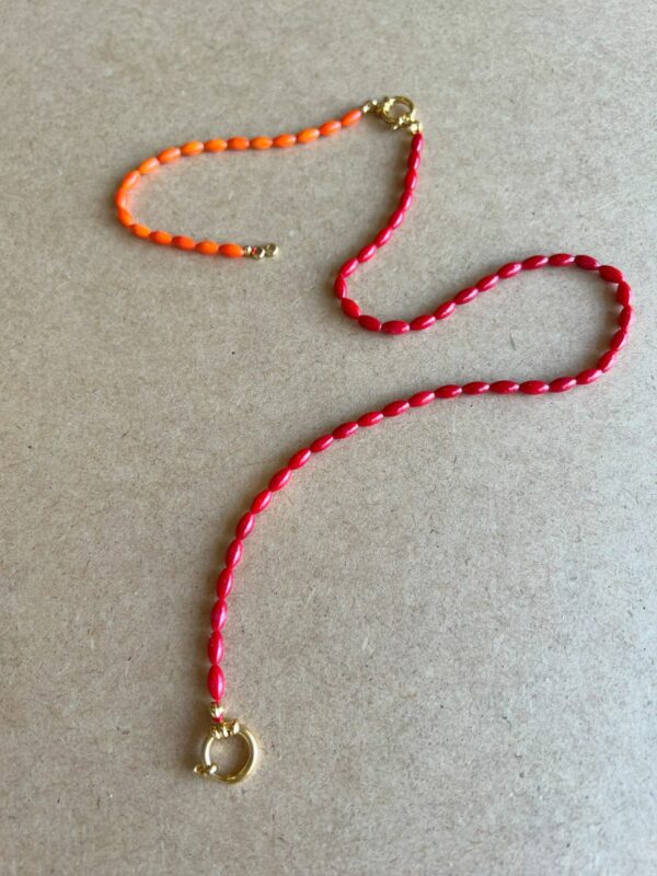 Bonnie Studio Tommy coral Necklace or Bracelet
