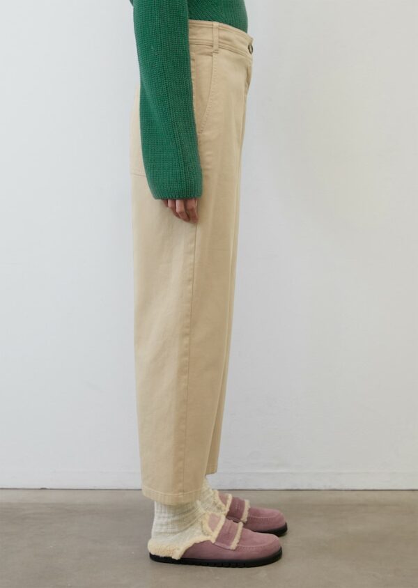 Marc O'Polo cropped pants Loose sand 10017