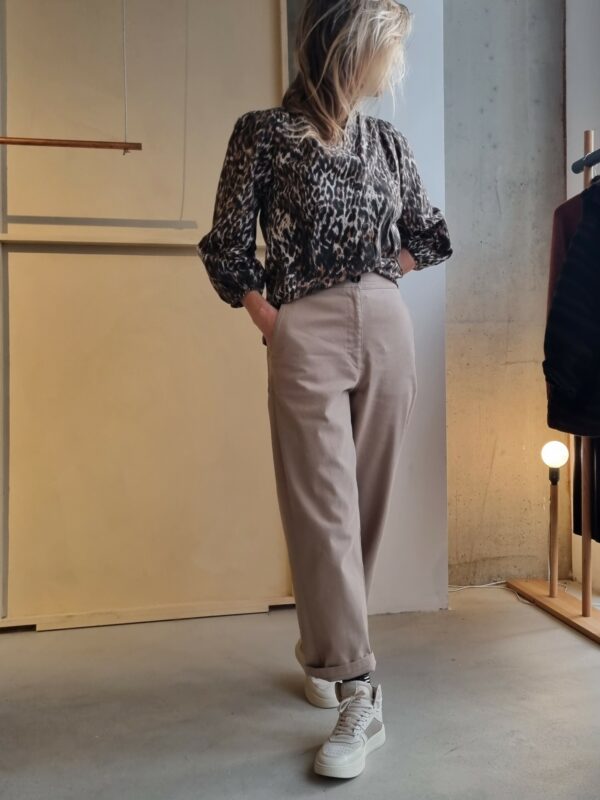 Marc O'Polo cropped pants Loose sand 10017