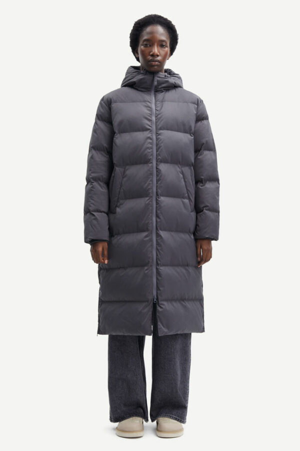 Samøe & Samsøe Sera coat Grey pinstripe