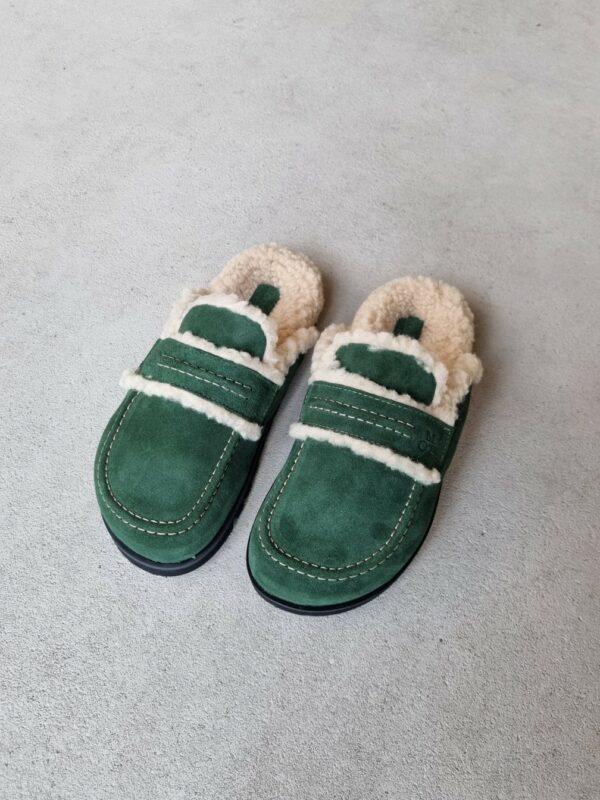 Marc O'Polo Velour slipper Pine 312