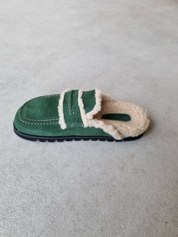 Marc O'Polo Velour slipper Pine 312