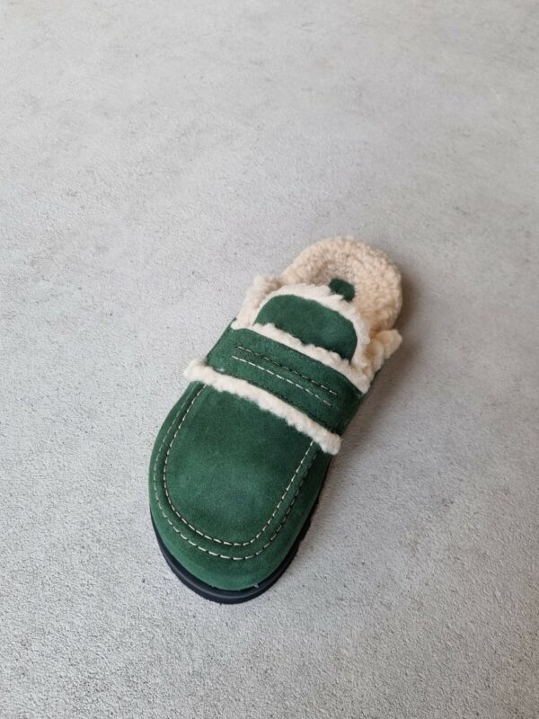Marc O'Polo Velour slipper Pine 312