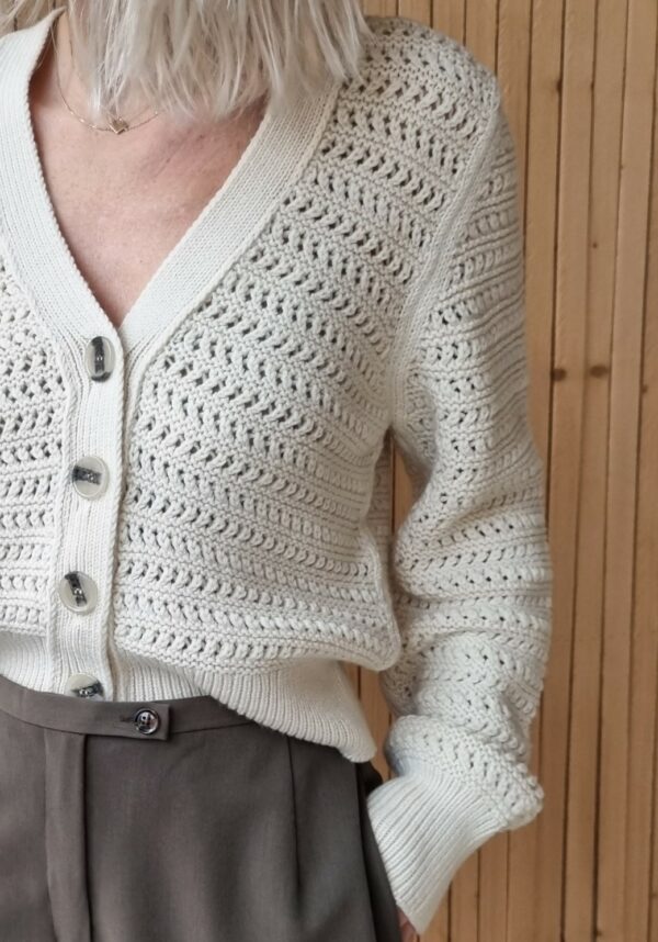 Marc O'Polo cardigan Chalky sand 61033