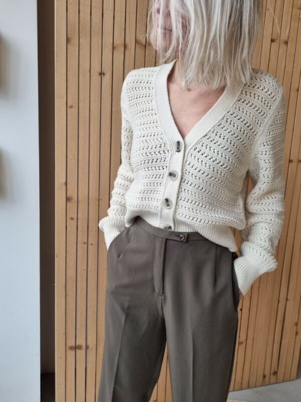Marc O'Polo cardigan Chalky sand 61033