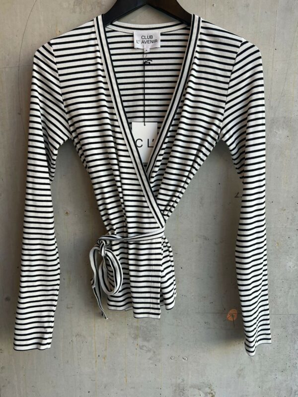 Club l'Avenir Adeline wrap top Stripe