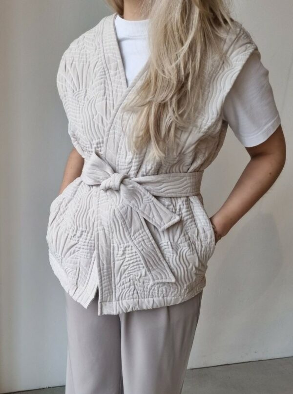 Club l'Avenir Beau waistcoat Soft sand