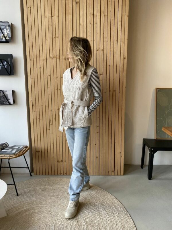 Club l'Avenir Beau waistcoat Soft sand
