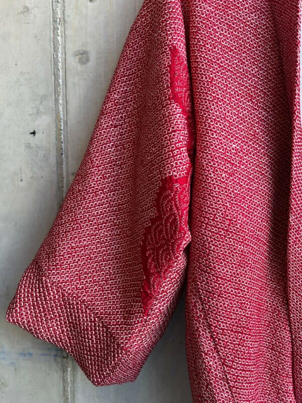 Club l'Avenir Reworked Shibori kimono Red