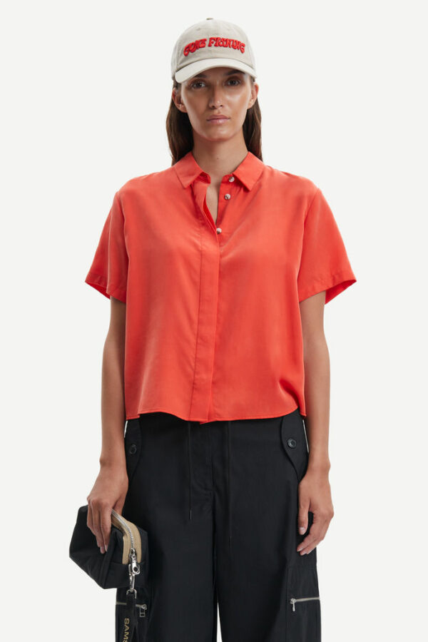 Samsøe & Samsøe Mina shirt Valiant poppy