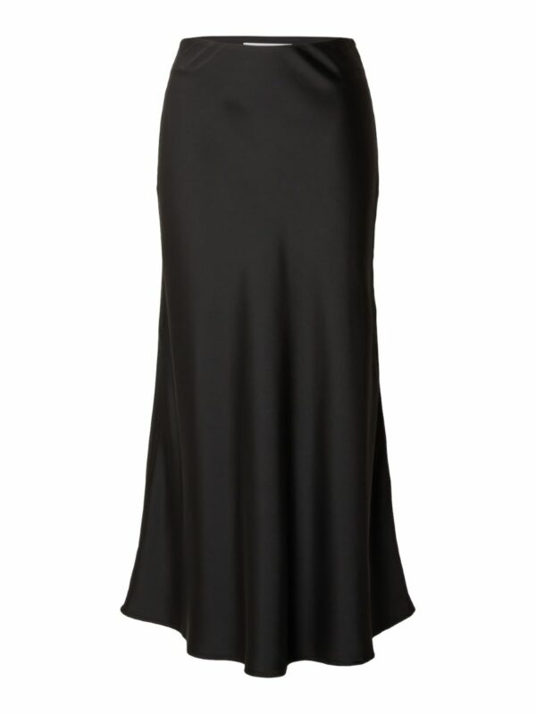 Selected Femme Lena maxi skirt Black