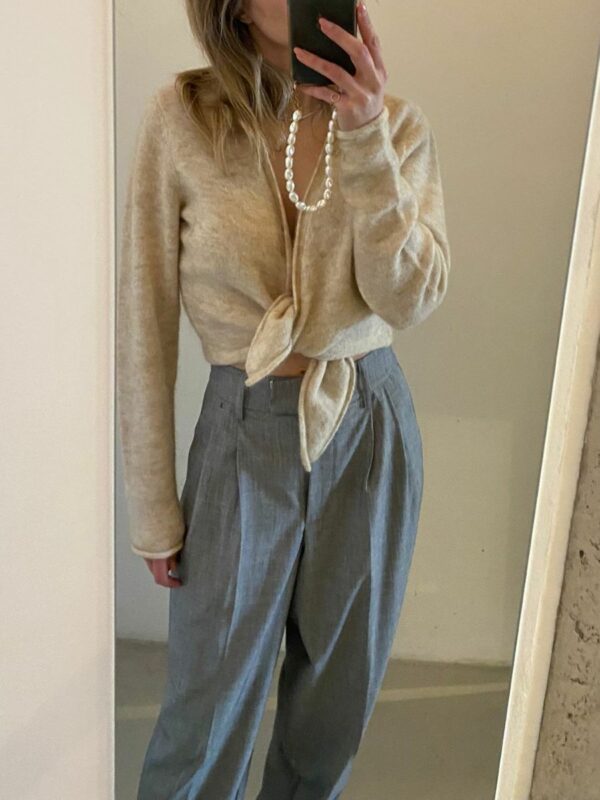 Second Female Ymani knit cardigan Brazilian sand