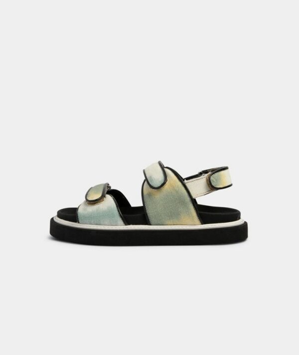 Garment Project Bodi sandal Jade canvas