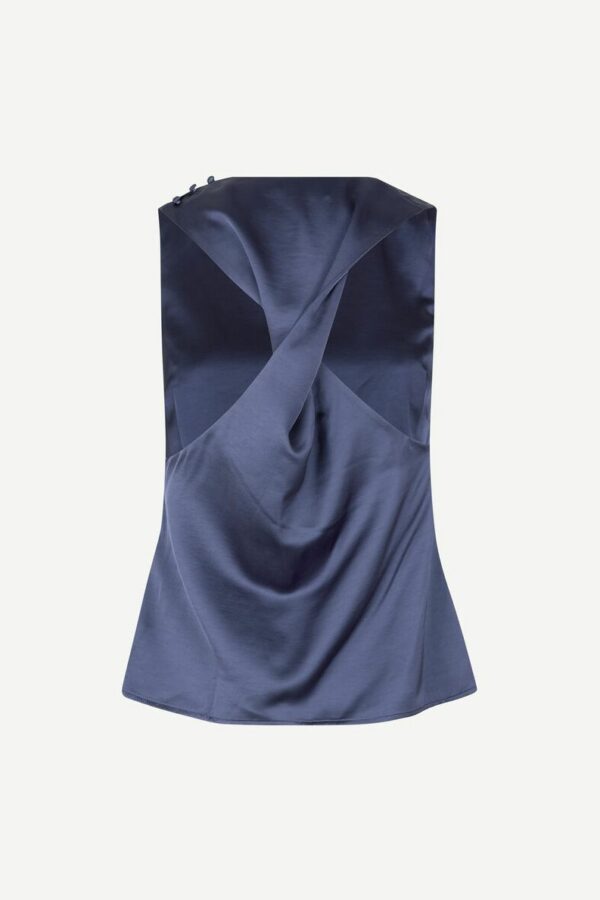 Samsøe & Samsøe Ellie top Nightshadow blue