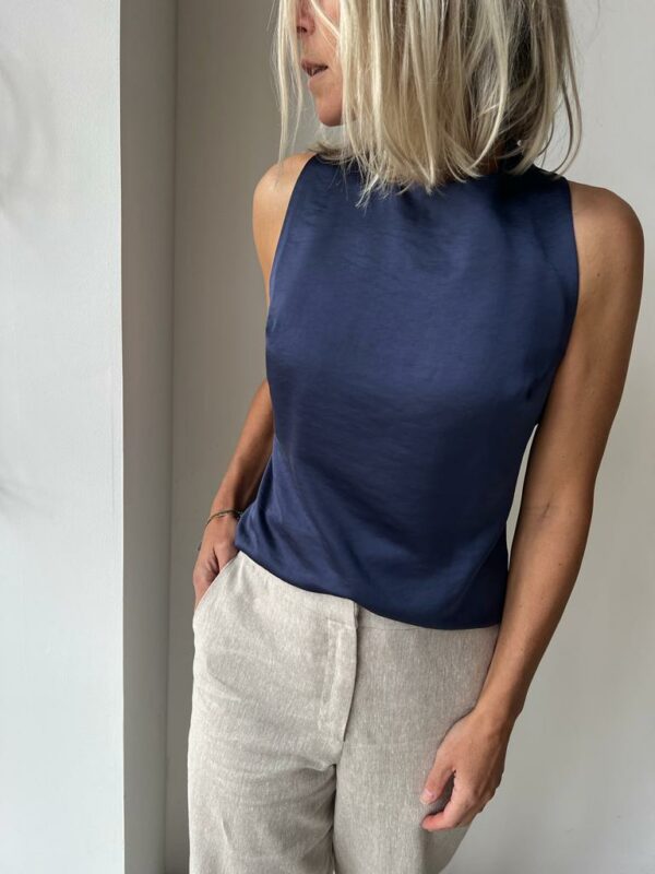 Samsøe & Samsøe Ellie top Nightshadow blue