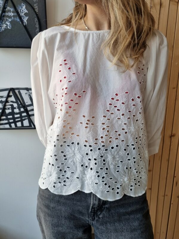 Selected Femme Ramone blouse White