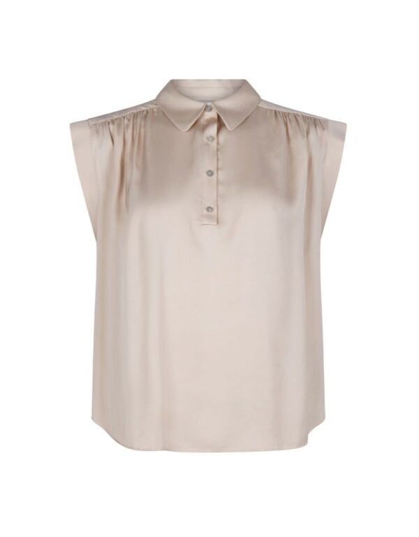 Ruby Tuesday Ravyn sleeveless top Mother of pearl