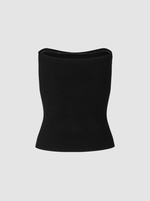 Second Female Como strapless top Black