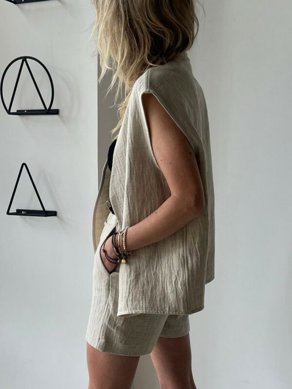 Club l'Avenir Gaye waistcoat Warm sand