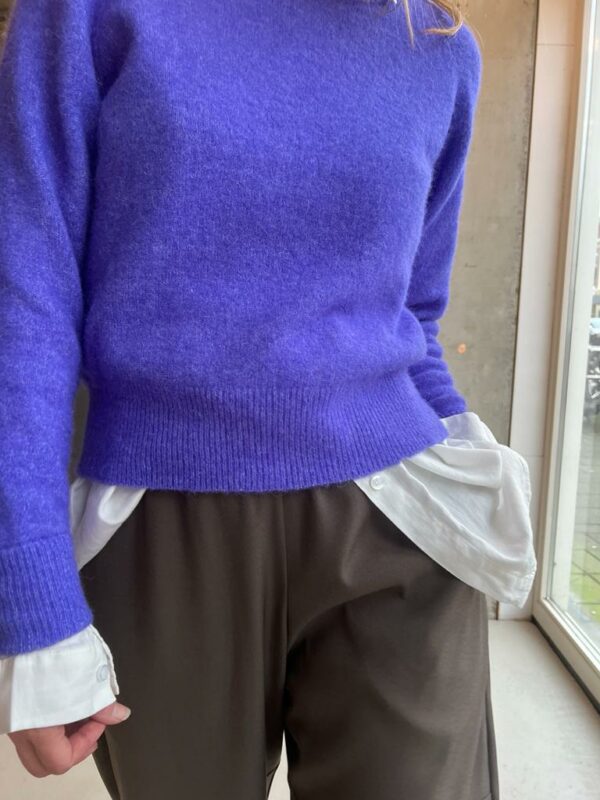 Samsøe & Samsøe Nor short pullover Purple