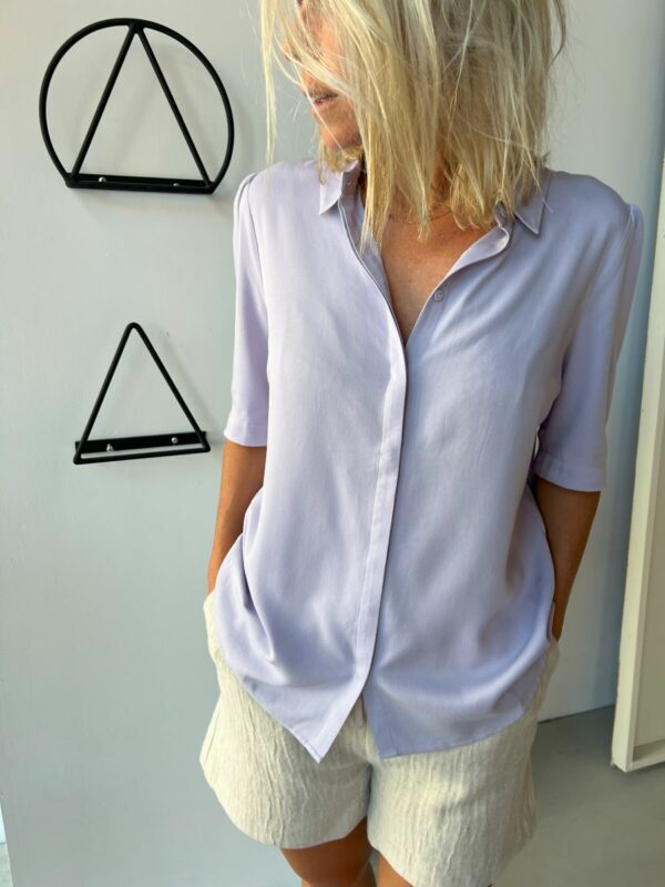 Another Label Bache shirt Purple