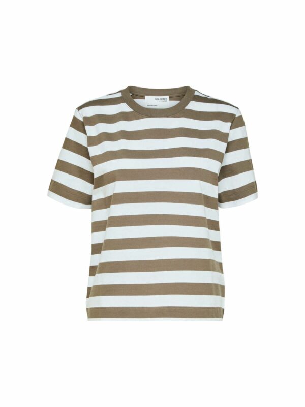 Selected Femme Essential tee stripes Morel