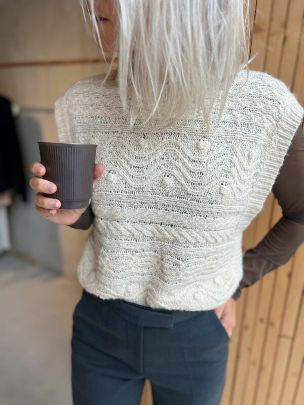 Second Female Florian knit vest Beige