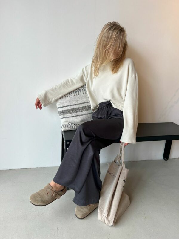 Club l'Avenir Ronia cropped sweater Ivory
