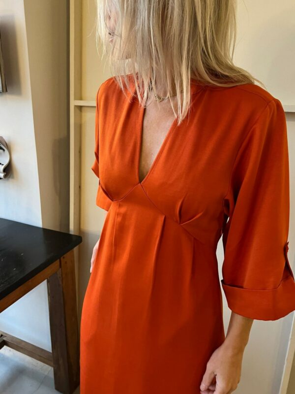 Another Label Amilia dress Pureed pumpkin
