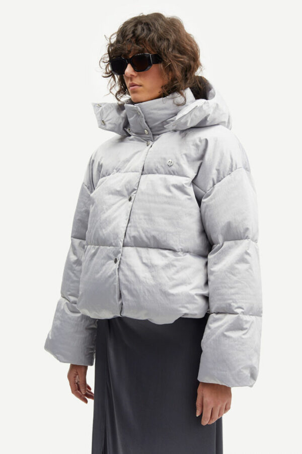 Samsøe & Samsøe Hana short jacket Silver