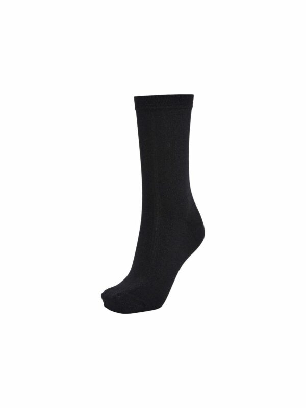 Selected Femme Lana glitter socks Black