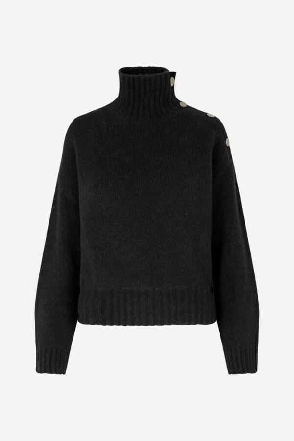 Samsøe & Samsøe Mandie cropped knit Black