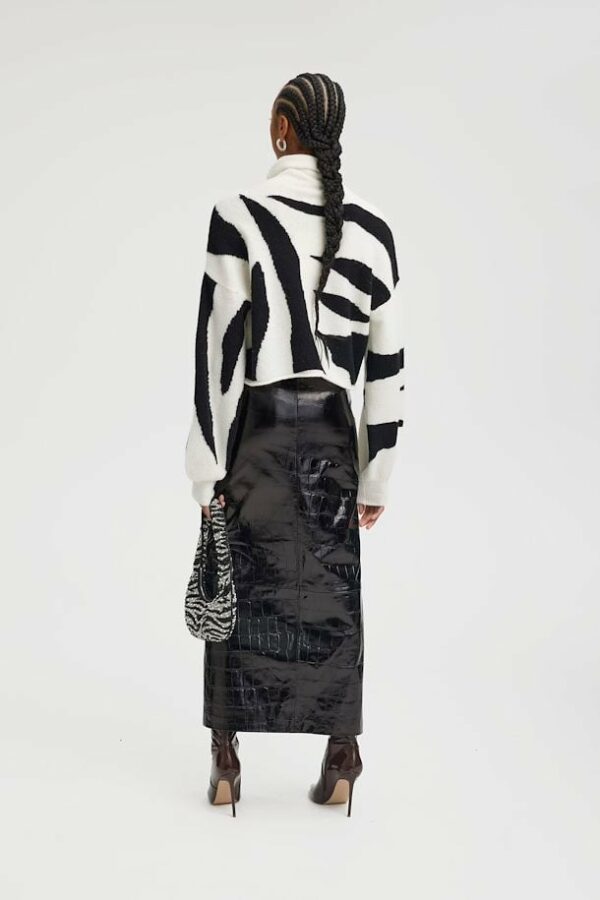 Gestuz AlphaGZ zebra pullover