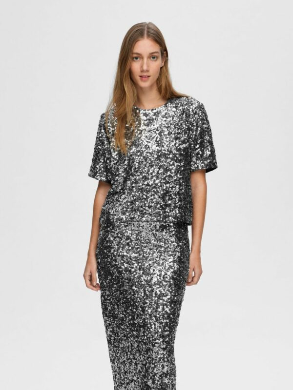 Selected Femme Cora top Pailletten