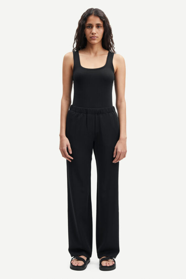 Samsøe & Samsøe Hoys straight pants Black