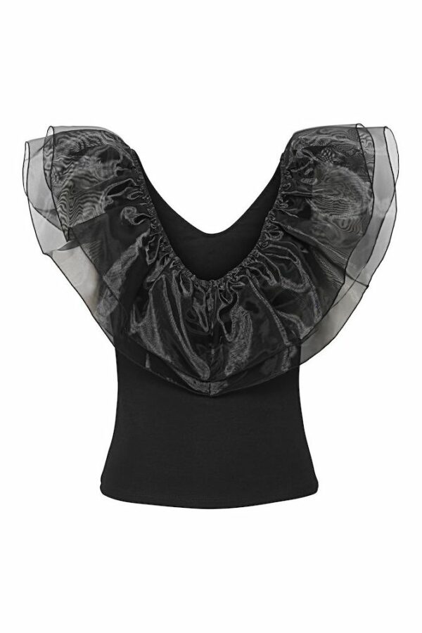 Gestuz MistGZ frill top Black