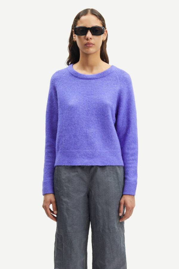 Samsøe & Samsøe Nor short pullover Purple