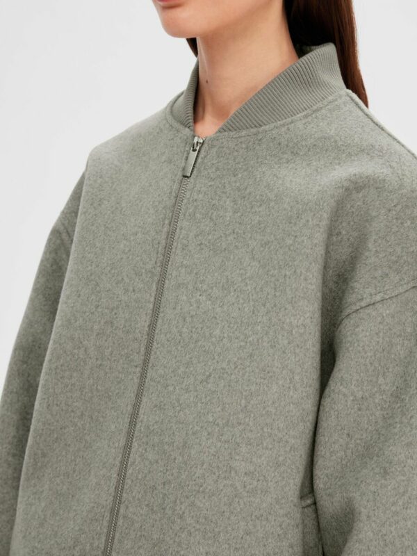 Selected F/H Celine's Unisex bomber jacket Grey