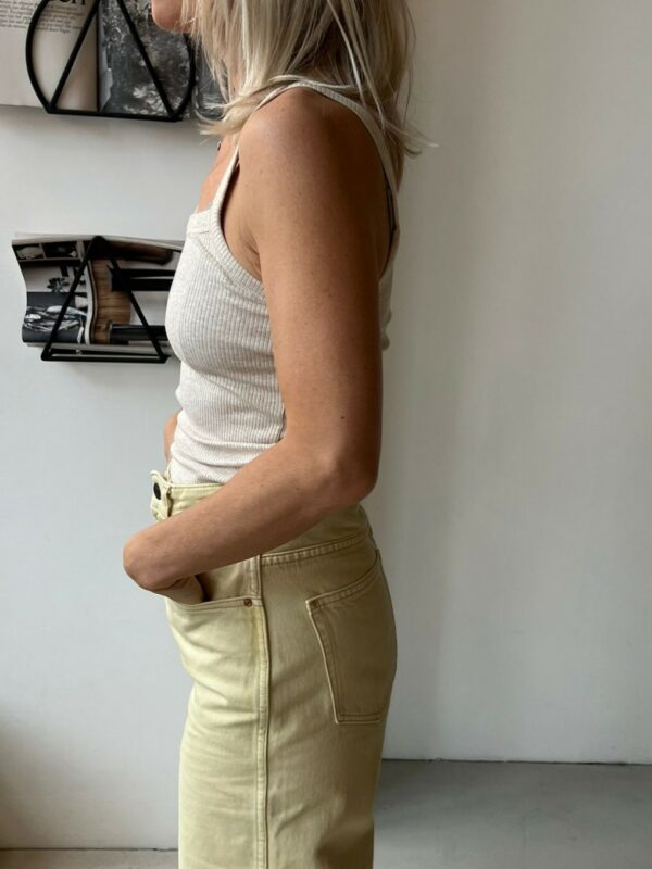Selected Femme Celica Anna tanktop Oatmeal