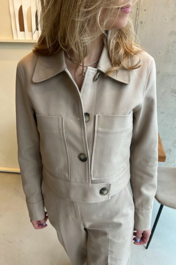 Selected Femme Nyna short jacket Hummus