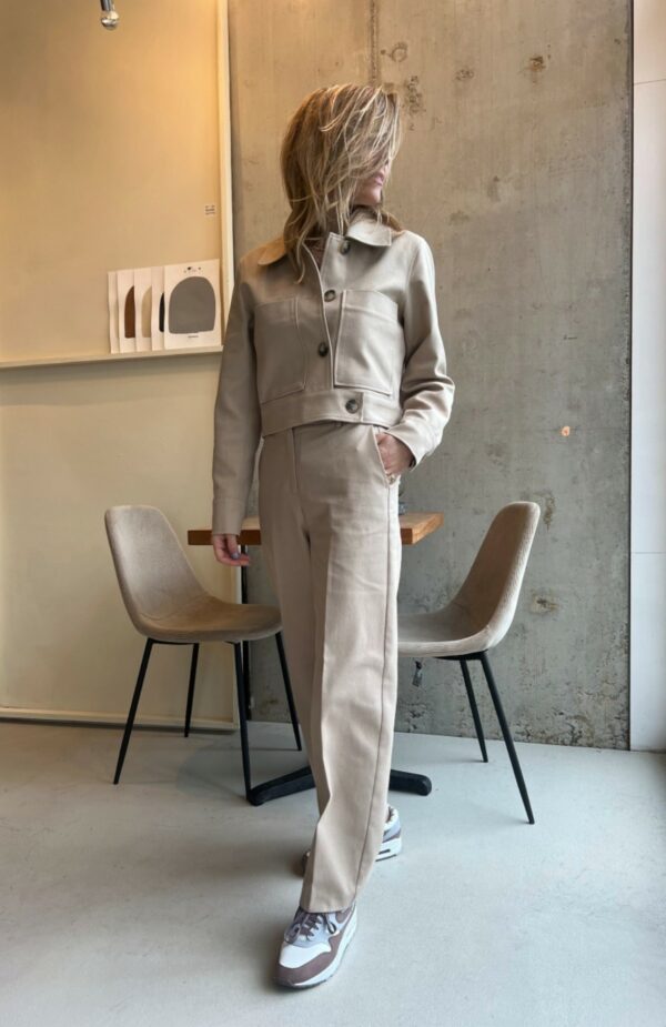 Selected Femme Nyna short jacket Hummus