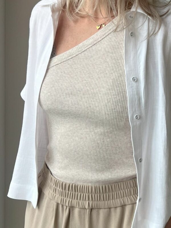 Selected Femme Anna One shoulder top 3 colors