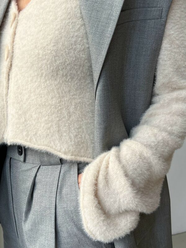 Ruby Tuesday Ravi waistcoat Anthracite melange