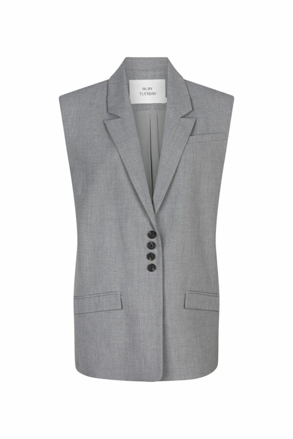 Ruby Tuesday Ravi waistcoat Anthracite melange