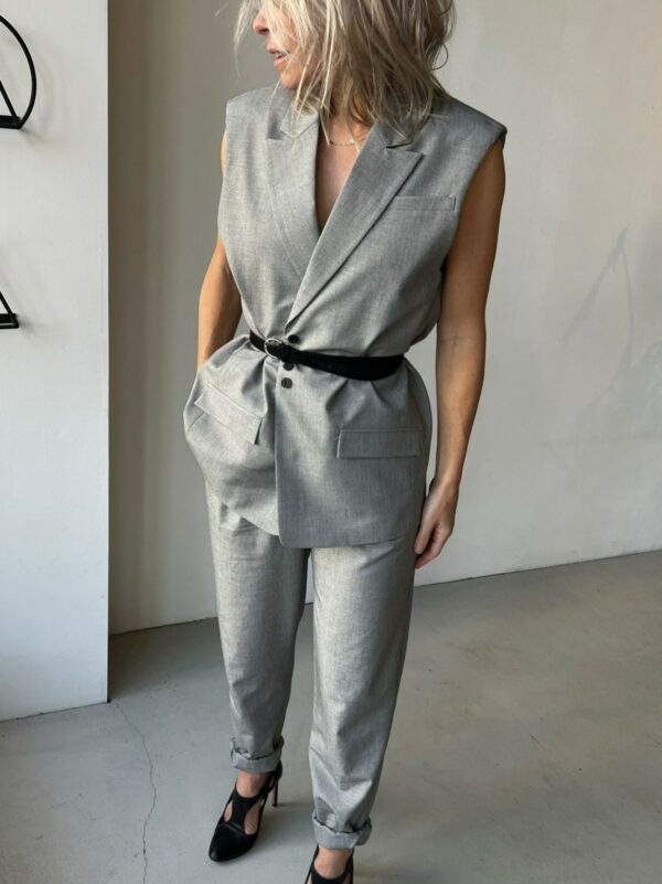 Ruby Tuesday Ravi waistcoat Anthracite melange