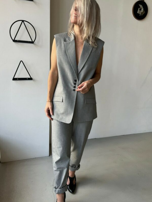 Ruby Tuesday Ravi waistcoat Anthracite melange