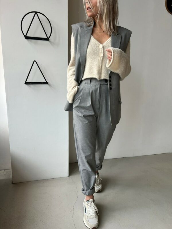 Ruby Tuesday Ravi waistcoat Anthracite melange