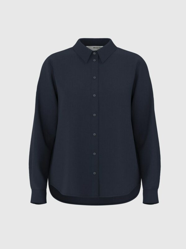 Selected Femme Viva shirt LS Dark Sapphire